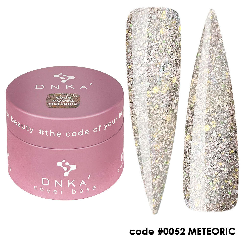 Цветна каучукова основа NEW FORMULA "DNKa" #0052 Meteoric – за нанасяне на гел лак