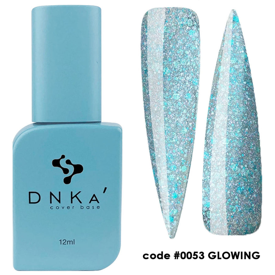 Цветна каучукова основа NEW FORMULA "DNKa" #0053 Glowing – цветни основи от DNKa