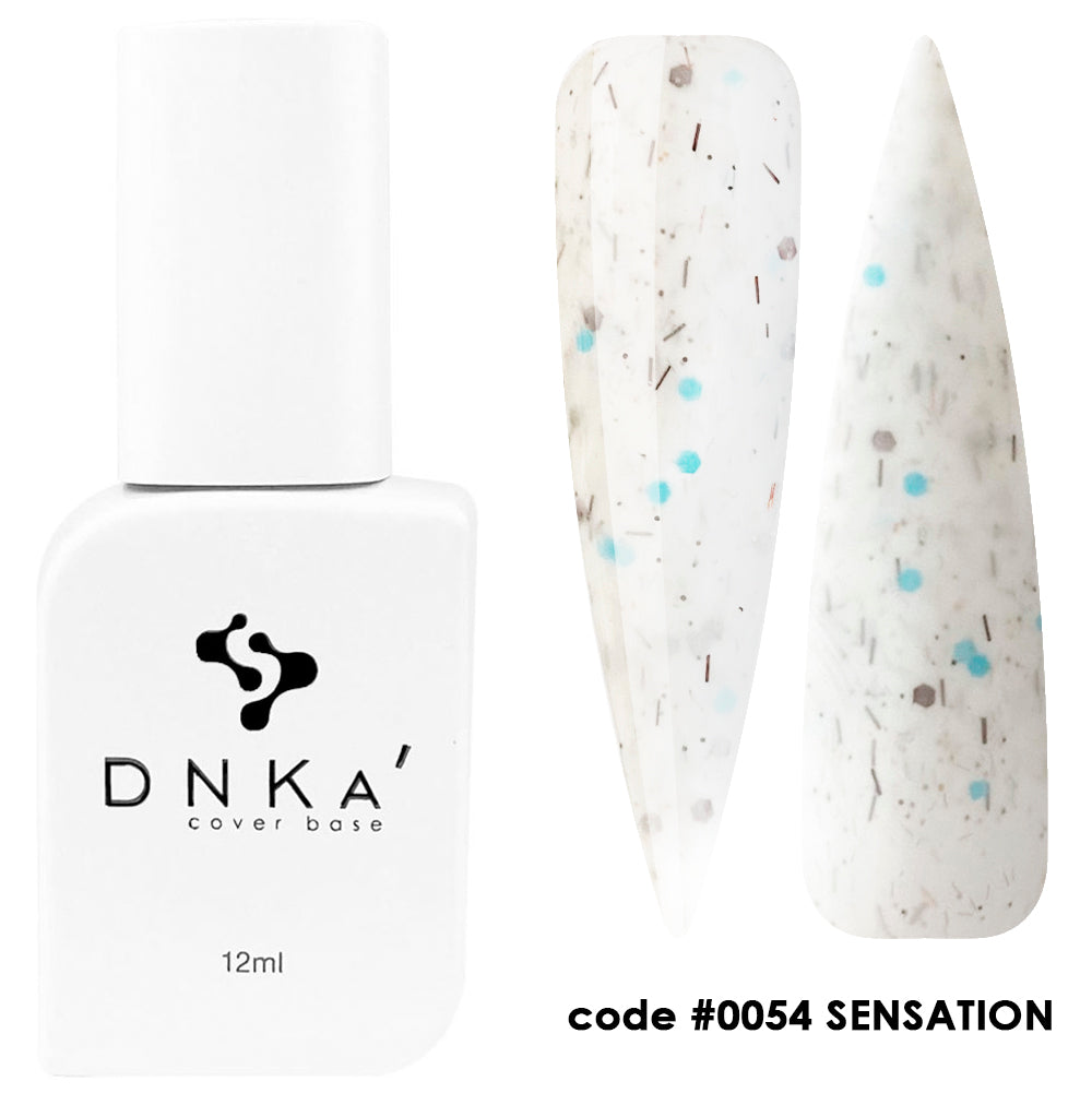 Цветна каучукова основа NEW FORMULA "DNKa" #0054 Sensation – цветни основи от DNKa