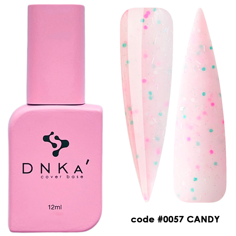 Цветна каучукова основа NEW FORMULA "DNKa" #0057 Candy – цветни основи от DNKa