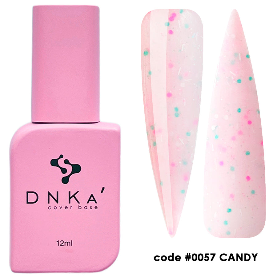 Цветна каучукова основа NEW FORMULA "DNKa" #0057 Candy – цветни основи от DNKa