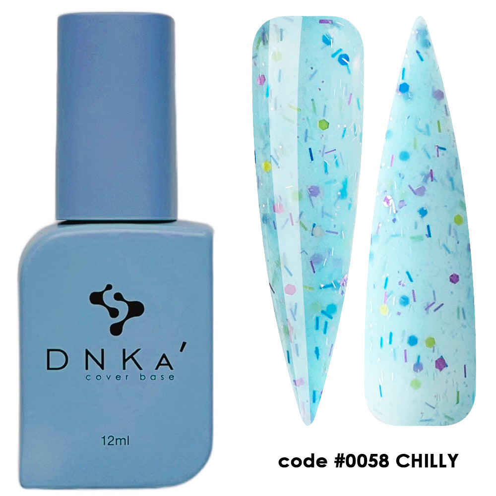 Цветна каучукова основа NEW FORMULA "DNKa" #0058 Chilly – цветни основи от DNKa