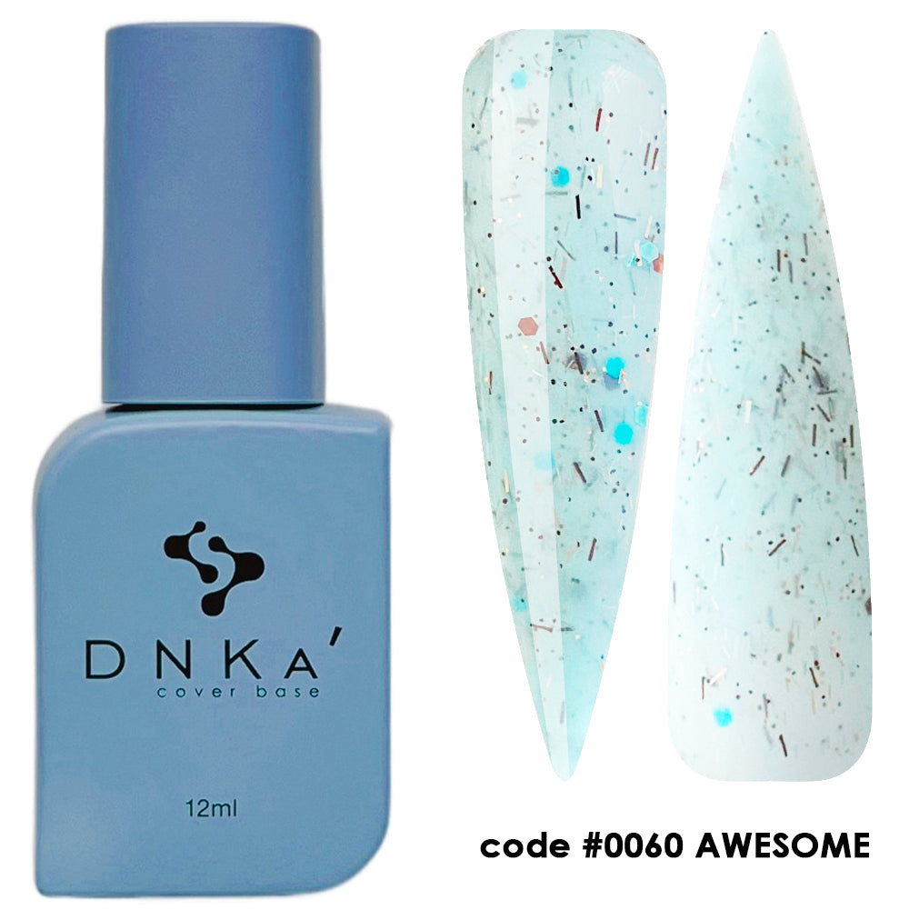 Цветна каучукова основа NEW FORMULA "DNKa" #0060 Awesome – цветни основи от DNKa