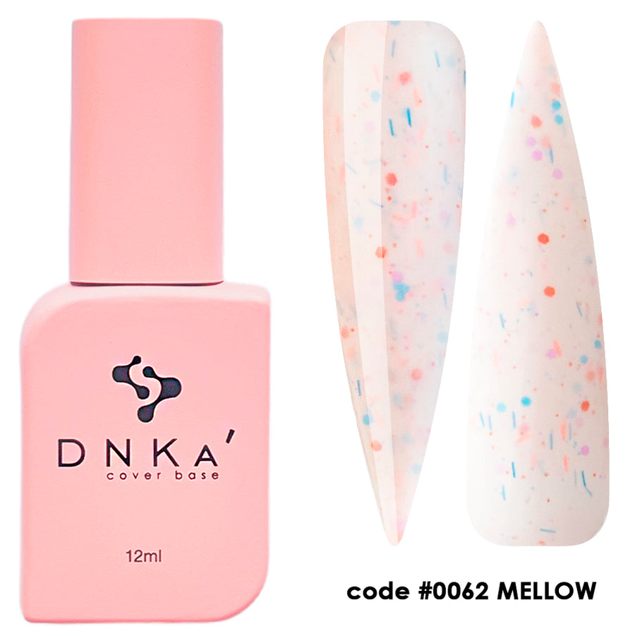 Цветна каучукова основа NEW FORMULA "DNKa" #0062 Mellow – цветни основи от DNKa