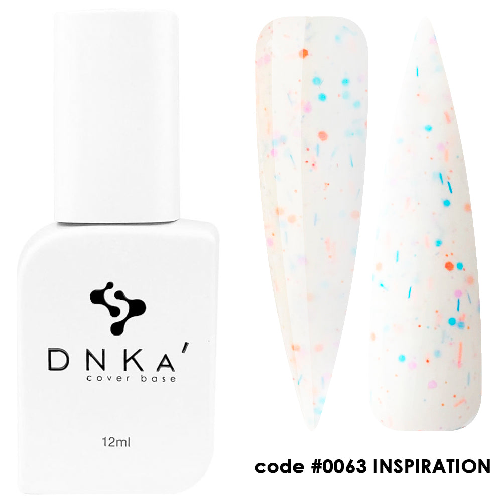 Цветна каучукова основа NEW FORMULA "DNKa" #0063 Inspiration – цветни основи от DNKa