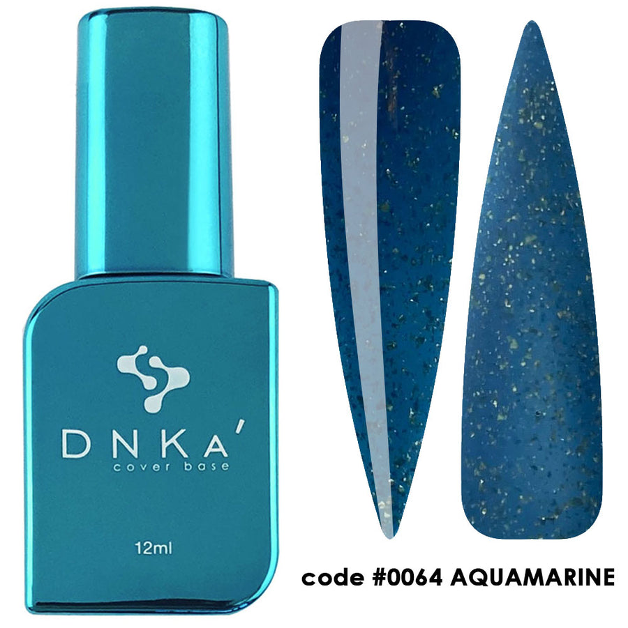 Цветна каучукова основа NEW FORMULA "DNKa" #0064 Aquamarine – цветни основи от DNKa
