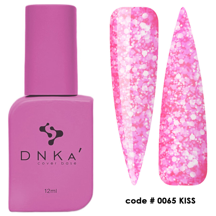 Цветна каучукова основа NEW FORMULA "DNKa" #0065 Kiss – цветни основи от DNKa