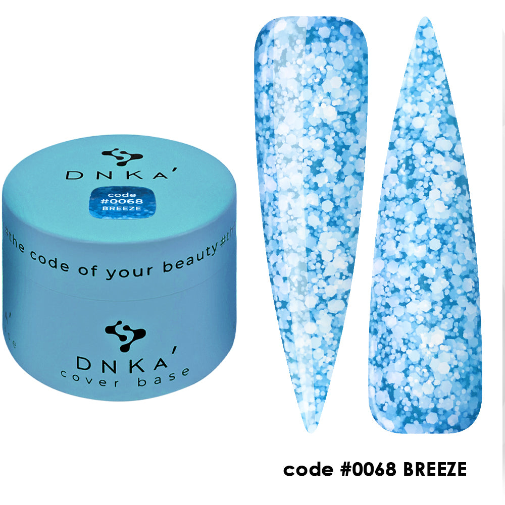 Цветна каучукова основа NEW FORMULA "DNKa" #0068 Breeze – от категория Цветни основи за гел лак