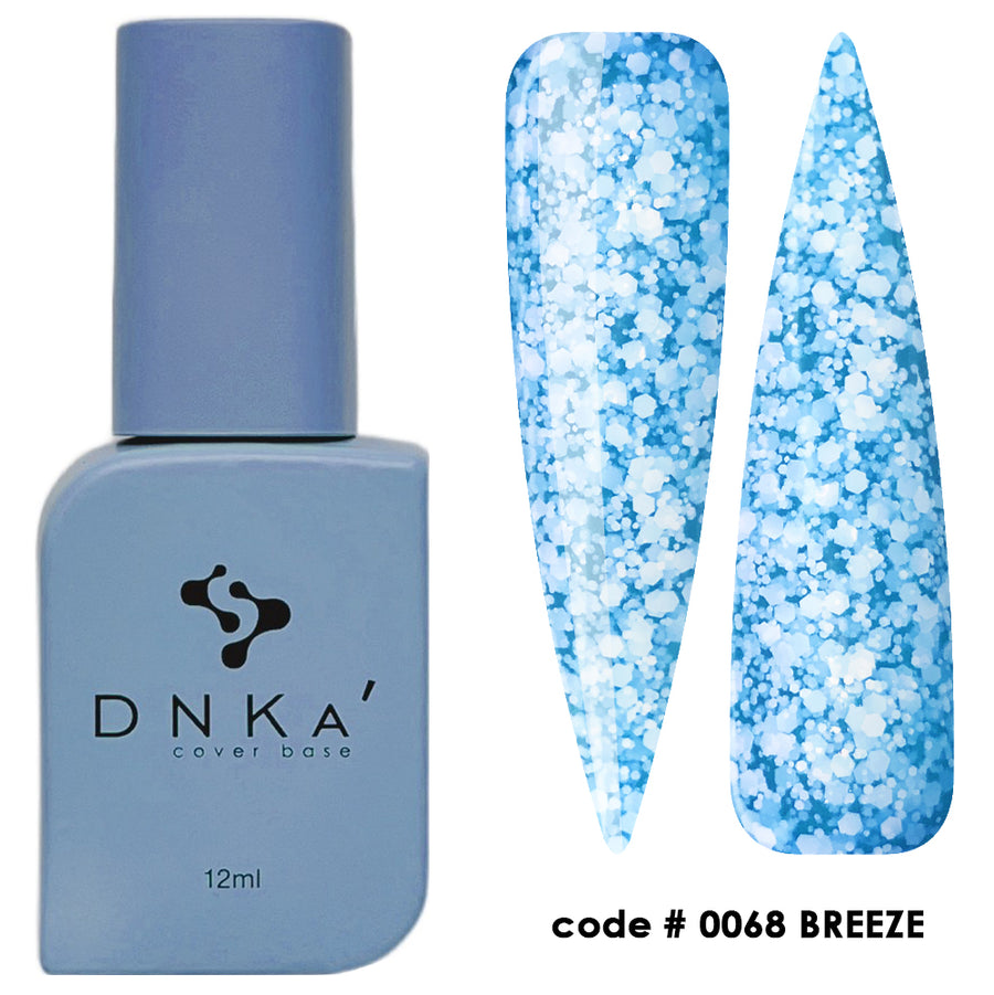 Цветна каучукова основа NEW FORMULA "DNKa" #0068 Breeze – цветни основи от DNKa