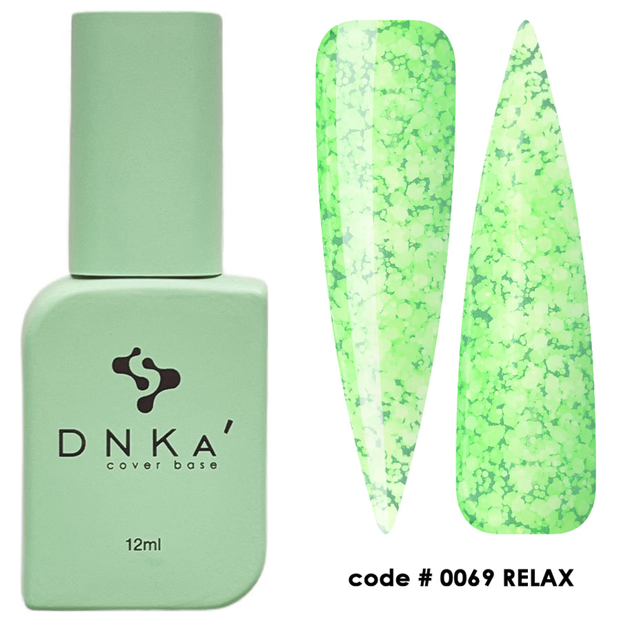 Цветна каучукова основа NEW FORMULA "DNKa" #0069 Relax – цветни основи от DNKa