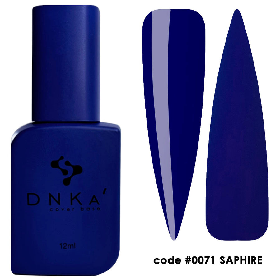 Цветна каучукова основа NEW FORMULA "DNKa" #0071 Saphire – цветни основи от DNKa