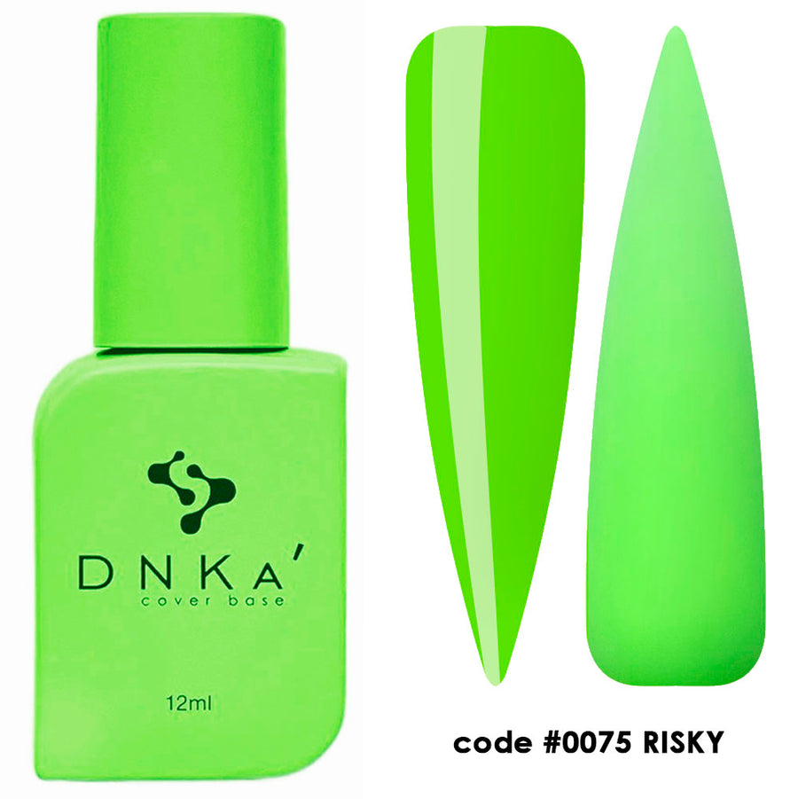 Цветна каучукова основа NEW FORMULA "DNKa" #0075 Riski – цветни основи от DNKa
