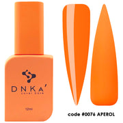 Цветна каучукова основа NEW FORMULA "DNKa" #0076 Tangerine 12 ml