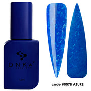 Цветна каучукова основа NEW FORMULA "DNKa" #0078 Azure 12 ml
