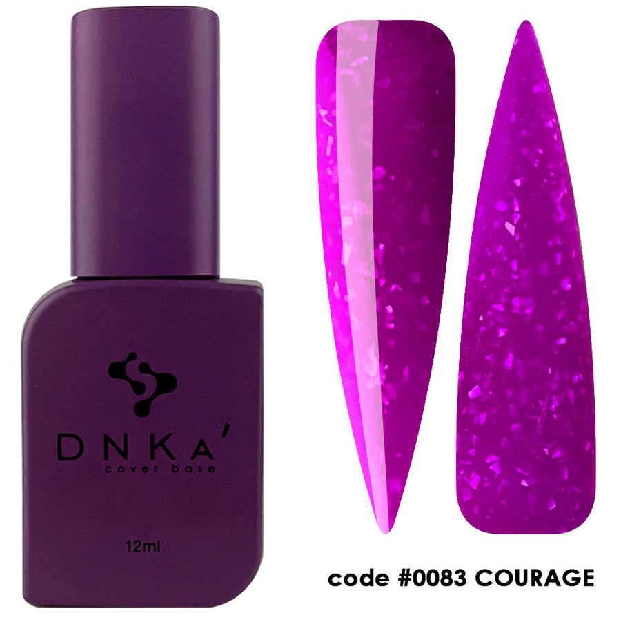 Цветна каучукова основа NEW FORMULA "DNKa" #0083 Courage 12 ml – цветни основи от DNKa