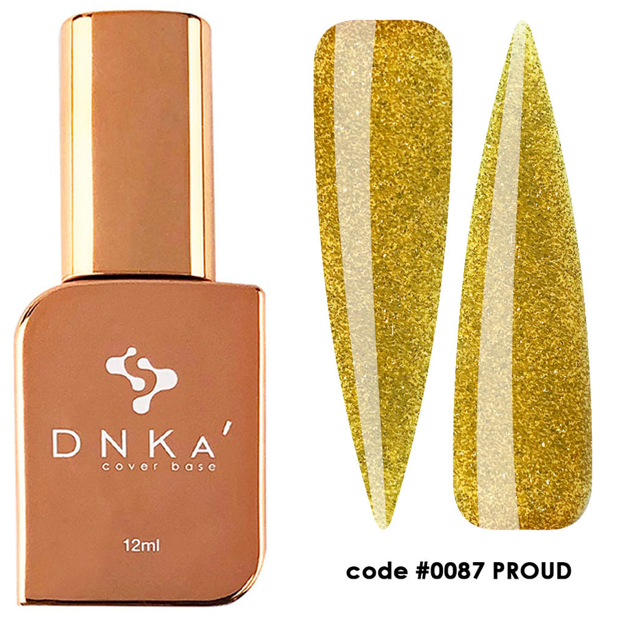 Цветна каучукова основа NEW FORMULA "DNKa" #0087 Proud 12 ml – цветни основи от DNKa
