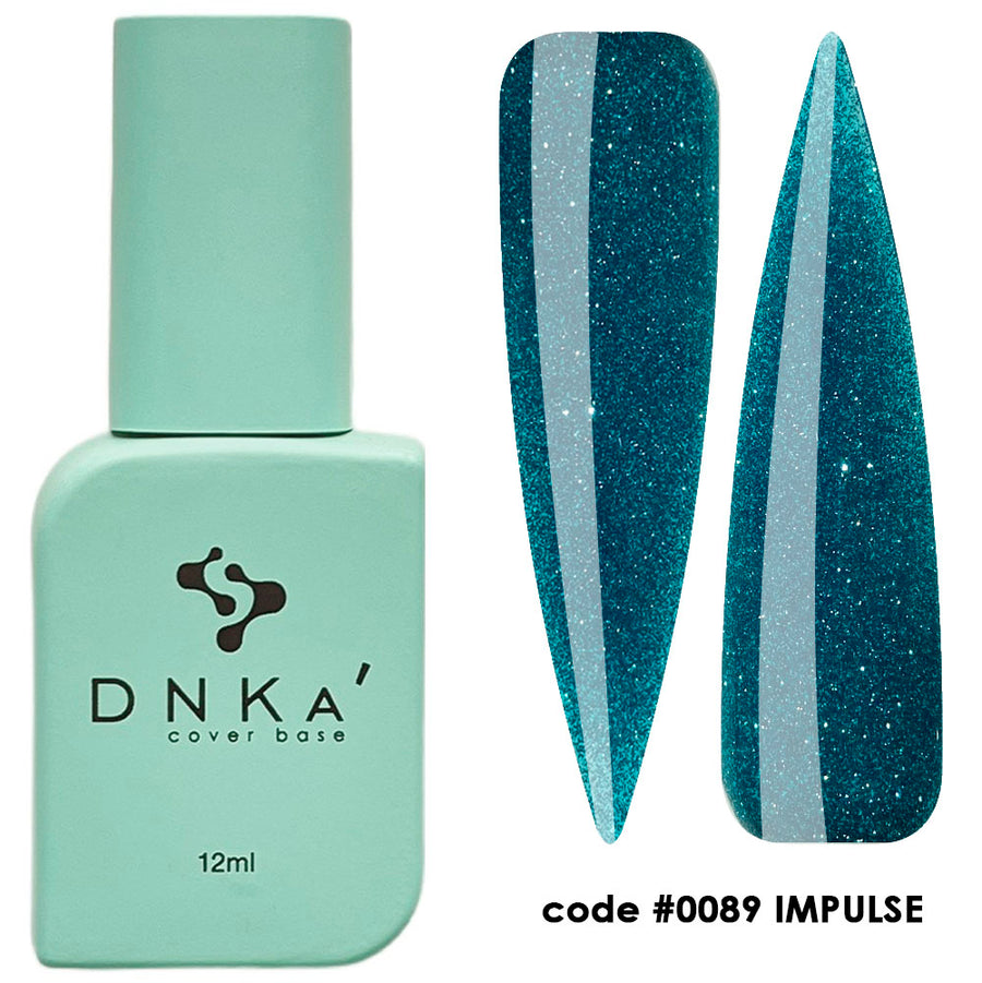 Цветна каучукова основа NEW FORMULA "DNKa" #0089 Impuls 12 ml – цветни основи от DNKa
