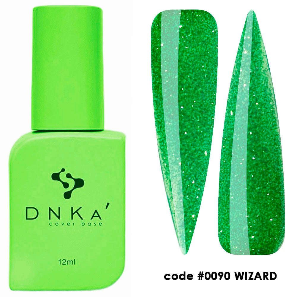 Цветна каучукова основа NEW FORMULA "DNKa" #0090 Wizard 12 ml – цветни основи от DNKa