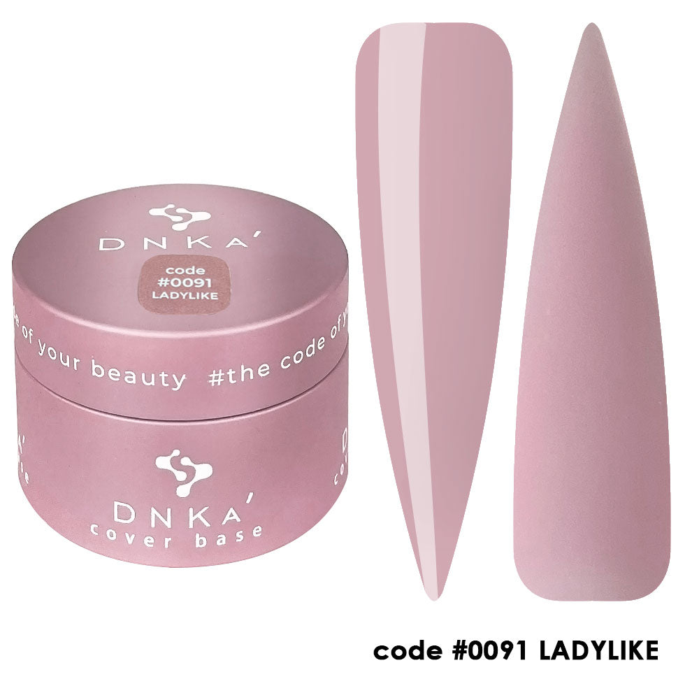 Цветна каучукова основа NEW FORMULA "DNKa" #0091 Ladylike