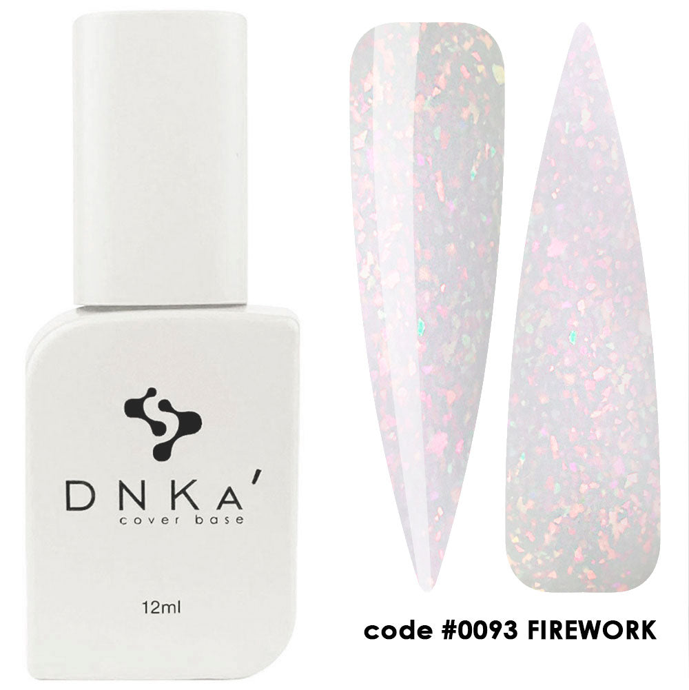 Цветна каучукова основа NEW FORMULA "DNKa" #0093 Firework – цветни основи от DNKa