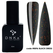 Цветна каучукова основа NEW FORMULA "DNKa" #0096 Black Dress 12 ml