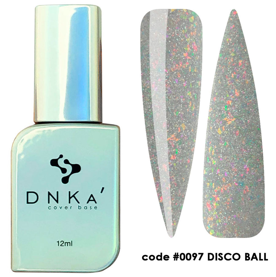 Цветна каучукова основа NEW FORMULA "DNKa" #0097 Disco Ball – цветни основи от DNKa