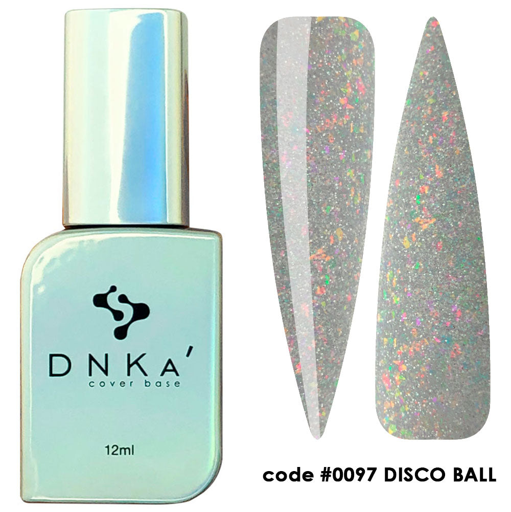Цветна каучукова основа NEW FORMULA "DNKa" #0097 Disco Ball
