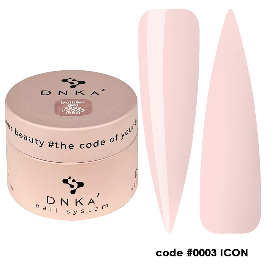 Гел за изграждане "DNKa" #0003 Icon 30 ml – телесен нюанс