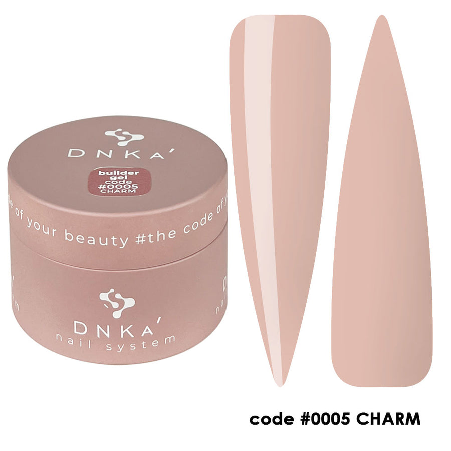 Гел за изграждане "DNKa" #0005 Charm 30 ml – телесен нюанс