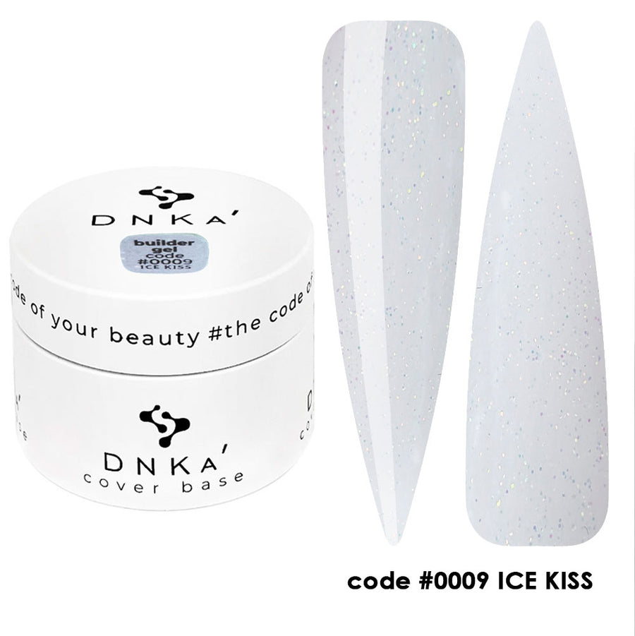 Гел за изграждане NEW FORMULA "DNKa" #0009 Ice Kiss 30 ml – с блясък