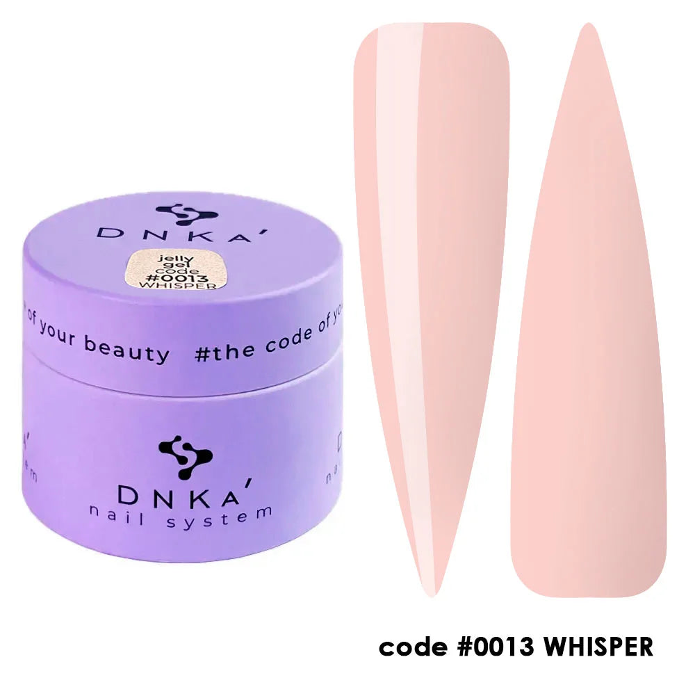 Гел желе „DNKa“ #0013 Whisper 15 ml – лилав нюанс