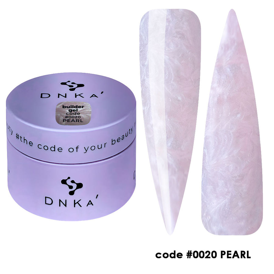 Гел за изграждане NEW FORMULA "DNKa" #0020 Pearl 30 ml – с перлен ефект