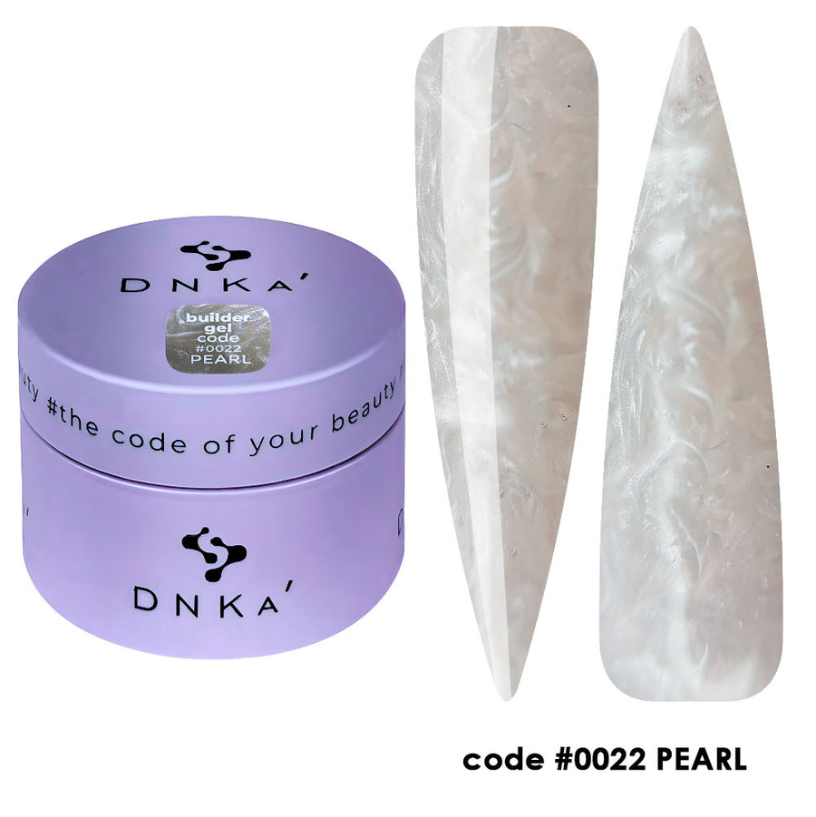Гел за изграждане "DNKa" #0022 Pearl 30 ml – с перлен ефект