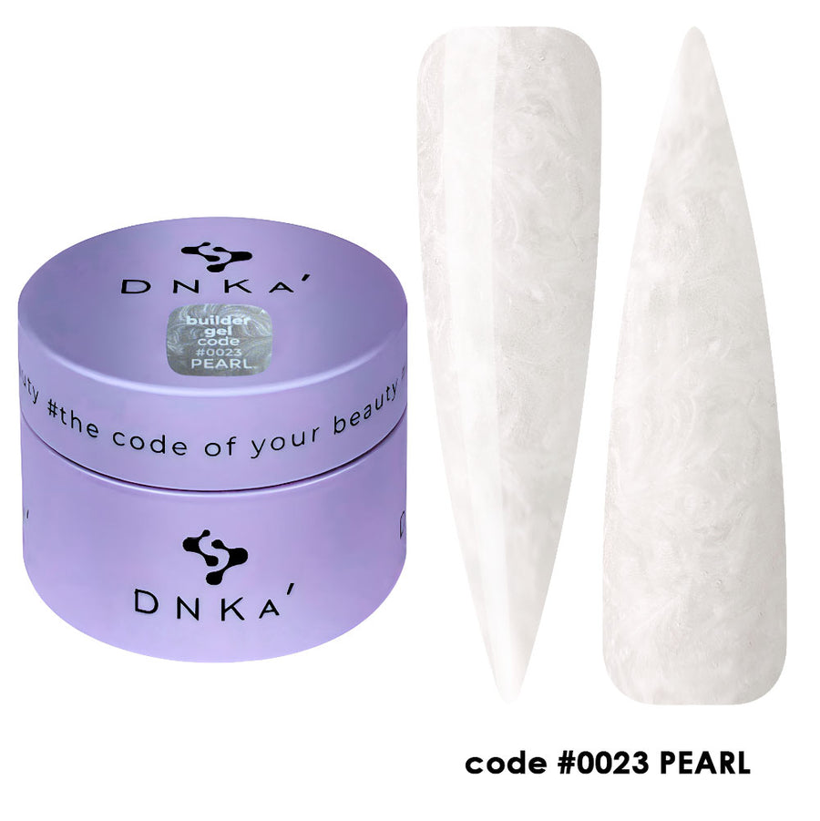 Гел за изграждане "DNKa" #0023 Pearl 30 ml – с перлен ефект