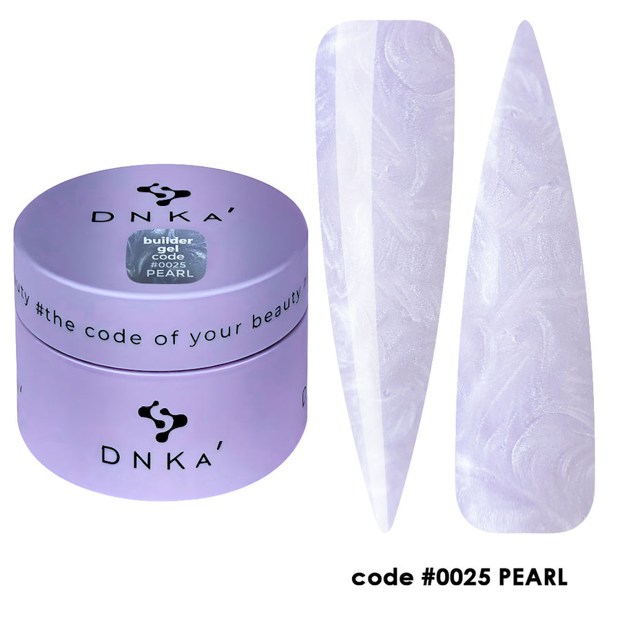 Гел за изграждане NEW FORMULA "DNKa" #0025 Pearl 30 ml – с перлен ефект
