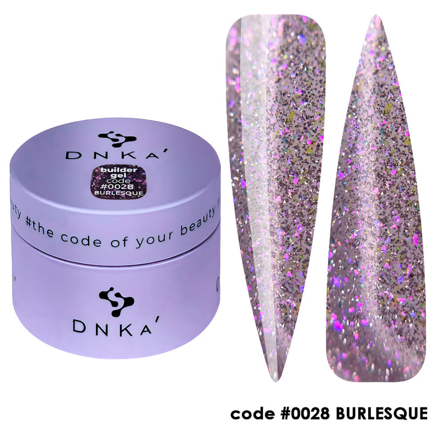 Гел за изграждане "DNKa" #0028 BURLESQUE 30 ml – от серия BURLESQUE