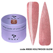 Гел за изграждане "DNKa"  #0030  HOLLYWOOD GLOW 30 ml