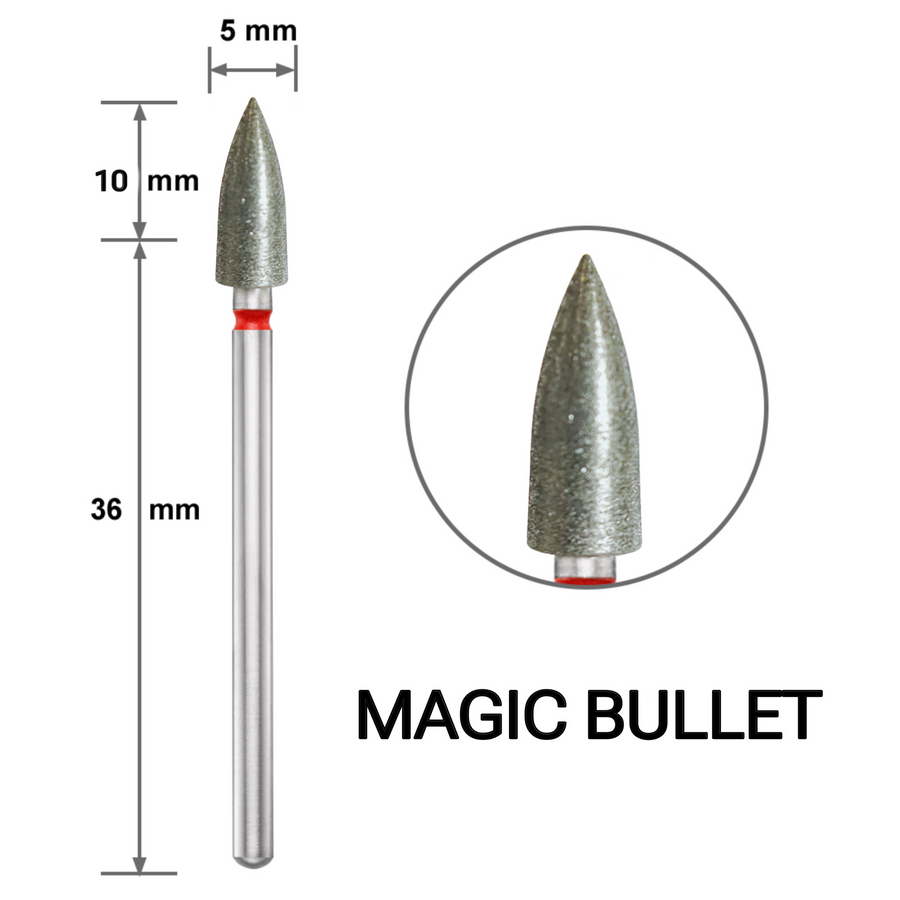 Диамантен накрайник Duotti extra-soft MAGIC BULLET - 5 mm