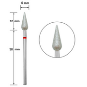 Duotti Diamond Tip - Cone - Red Marking - ⌀ 5 mm