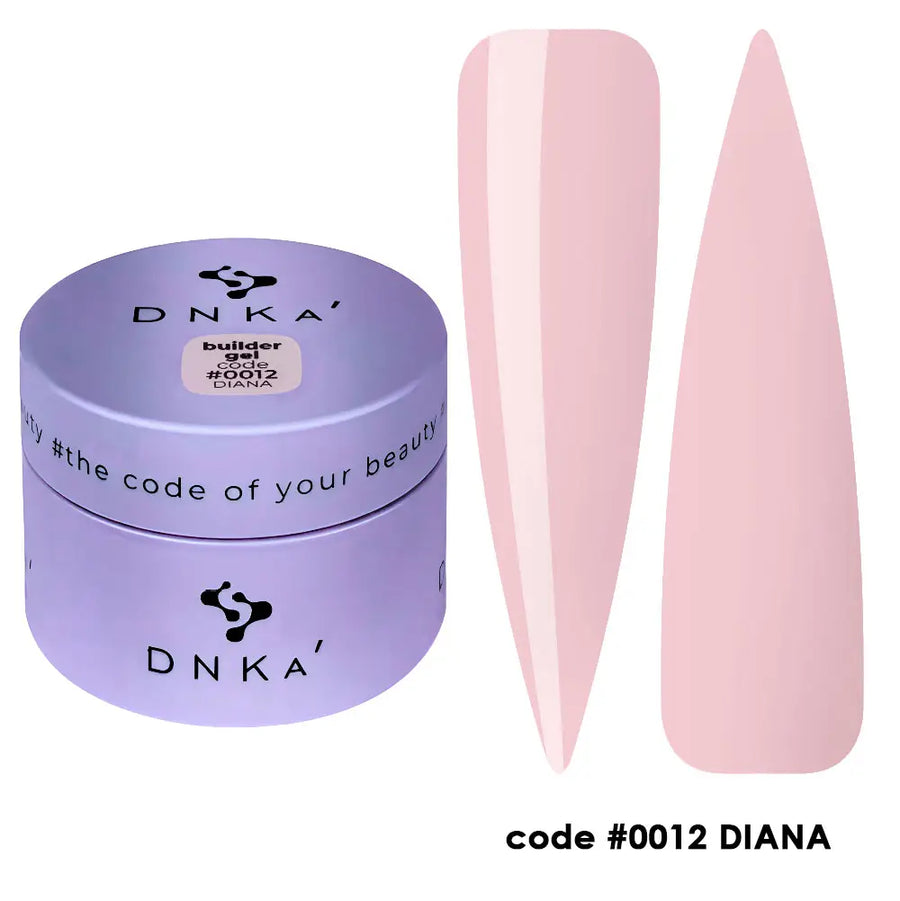 Гел за изграждане NEW FORMULA "DNKa" #0012 Diana 30 ml – розов нюанс