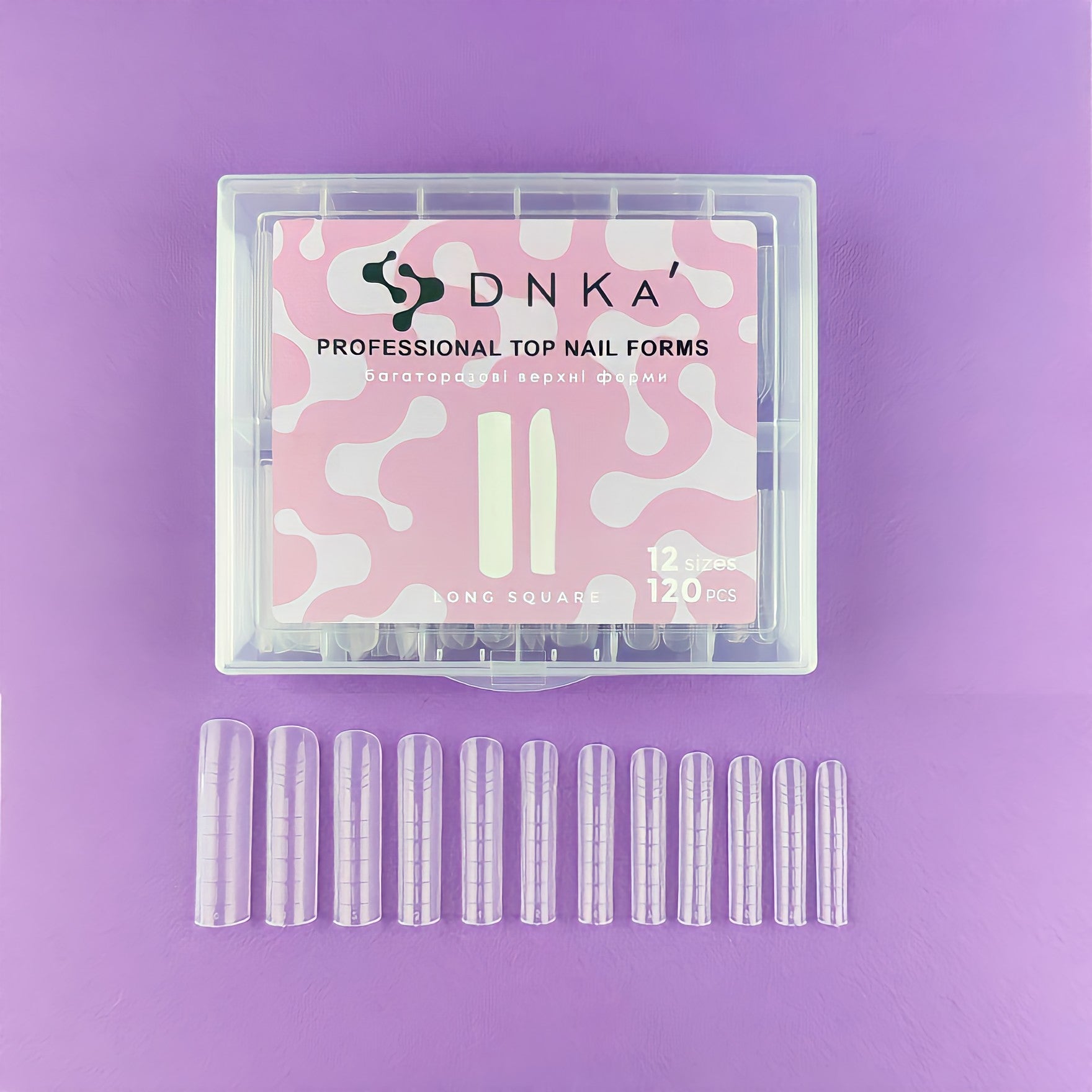Горни форми "DNKa", LONG SQUARE 120pcs