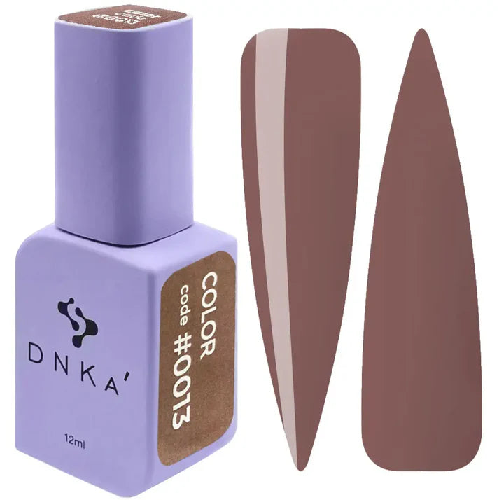 Гел лак "DNKa" #0013 12 ml – кафяв нюанс