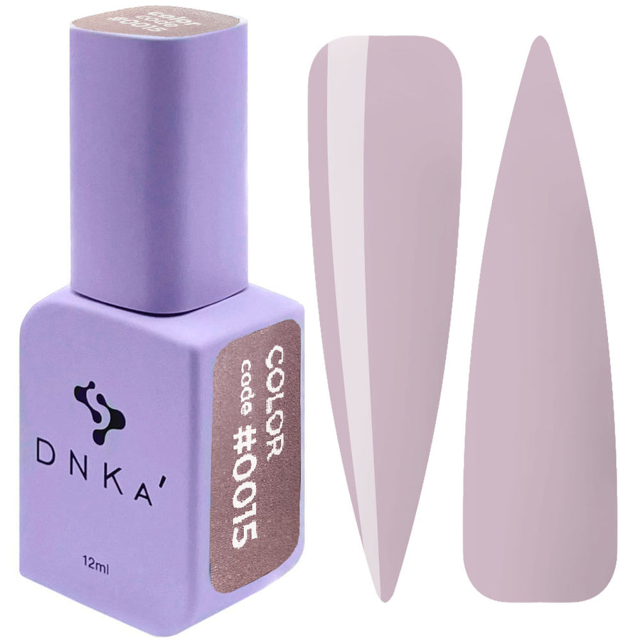Гел лак "DNKa" #0015 12 ml – лилав нюанс