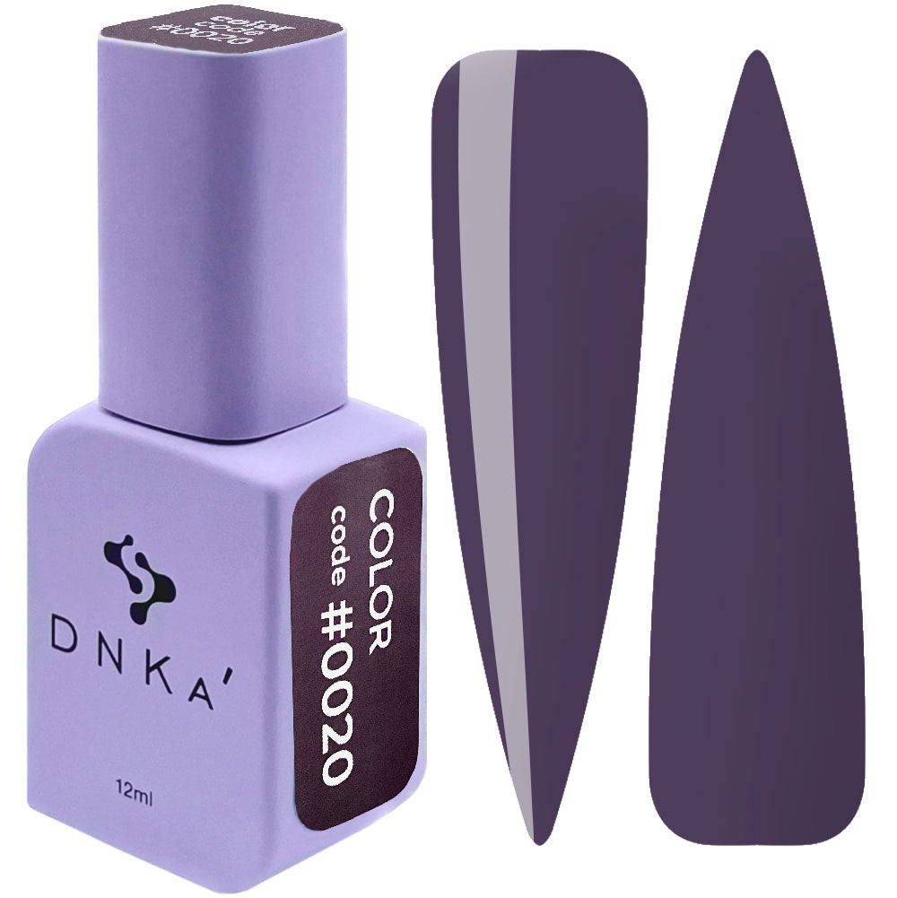 Гел лак "DNKa" #0020 12 ml – лилав нюанс