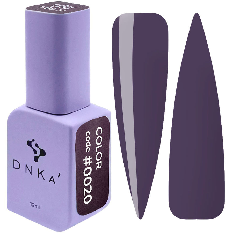 Гел лак "DNKa" #0020 12 ml – лилав нюанс