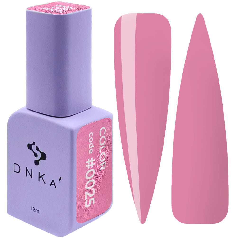 Гел лак "DNKa" #0025 12 ml – розов нюанс