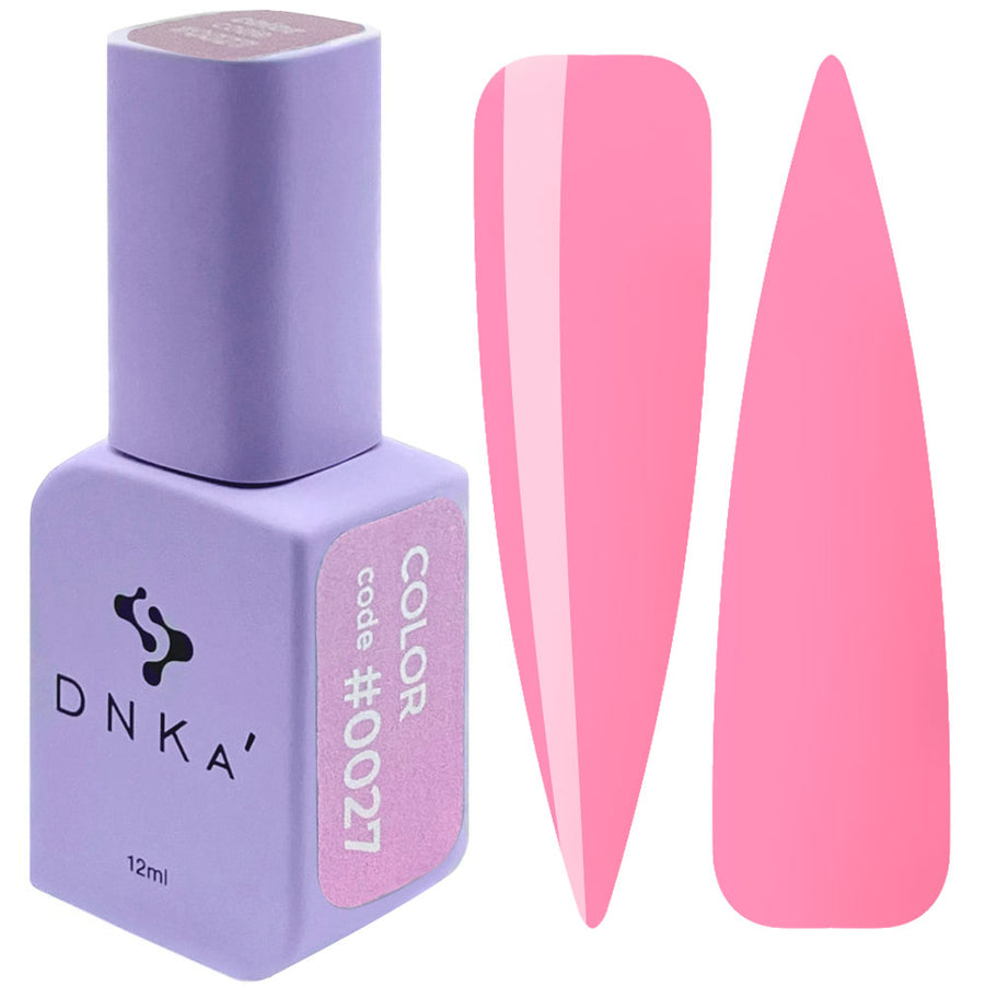 Гел лак "DNKa" #0027 12 ml – розов нюанс
