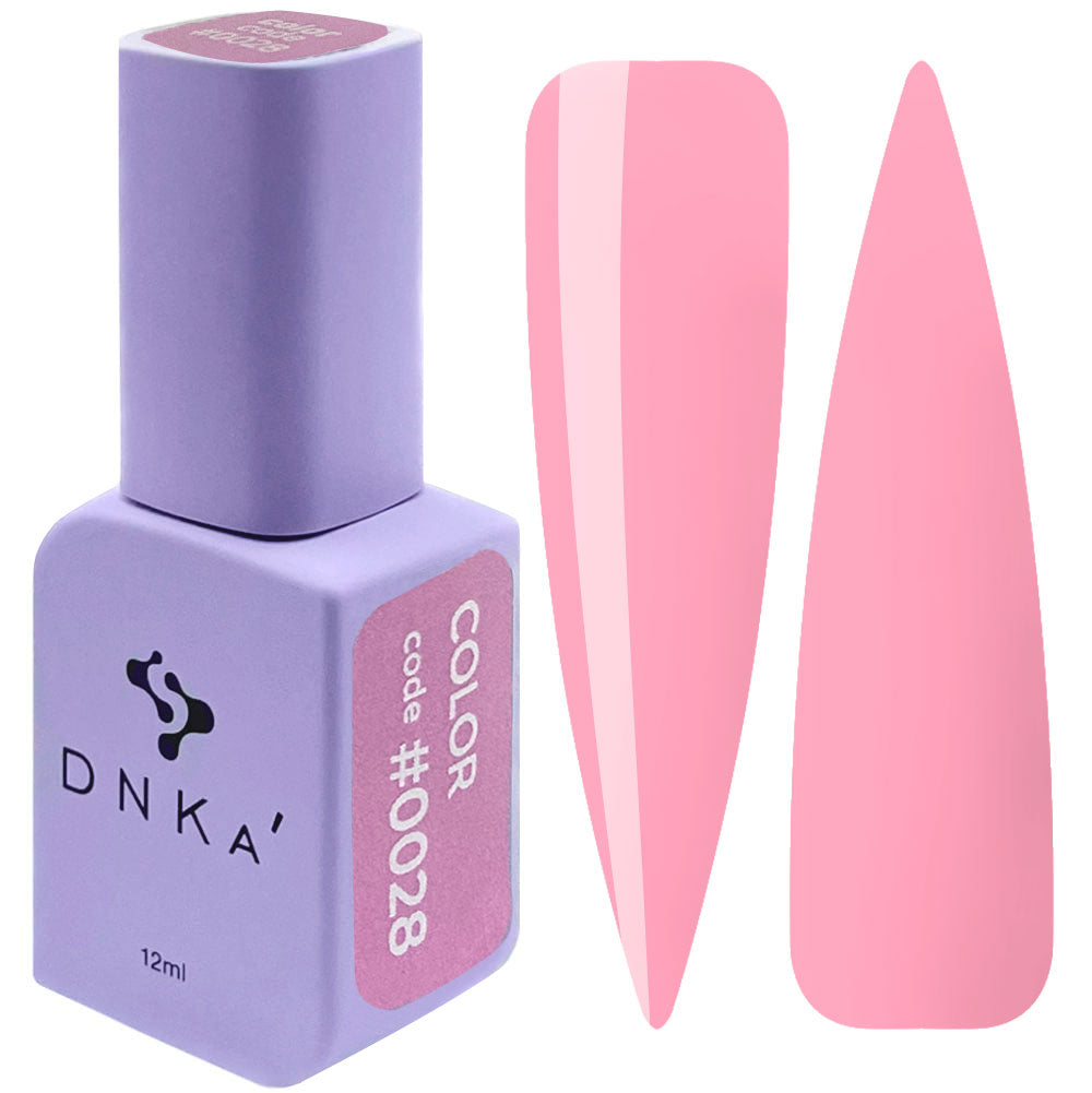 Гел лак "DNKa" #0028 12 ml – розов нюанс