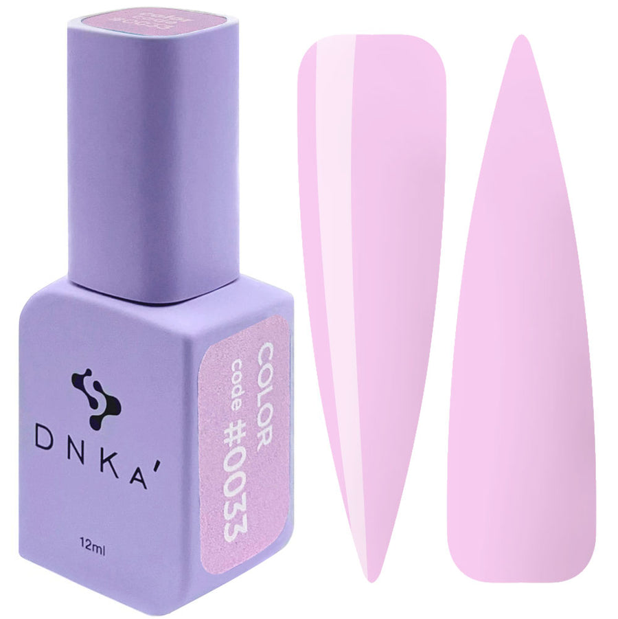 Гел лак "DNKa" #0033 12 ml – розов нюанс