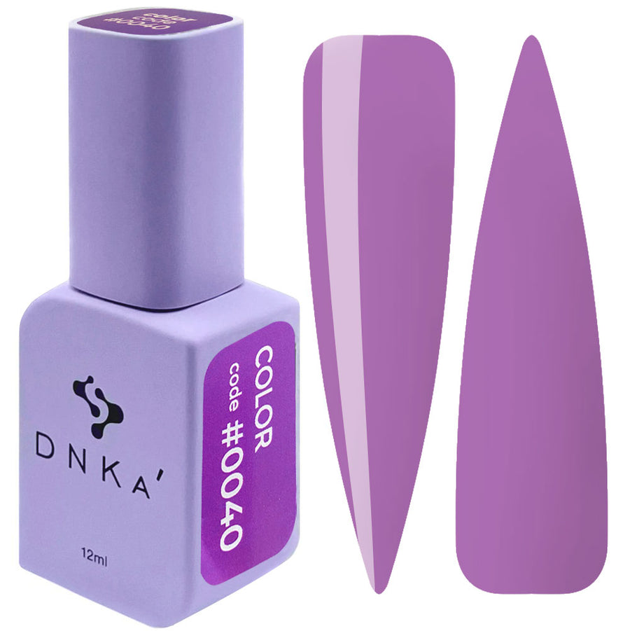 Гел лак "DNKa" #0040 12 ml – лилав нюанс